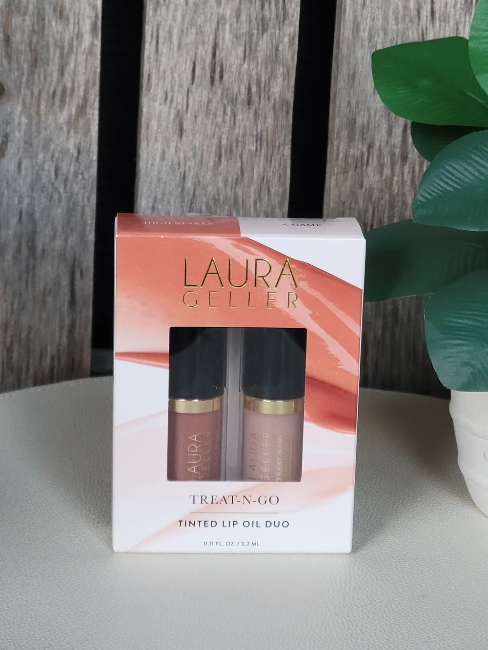 Laura Geller Tinted Lip Oil Duo - High Stakes & A-Game